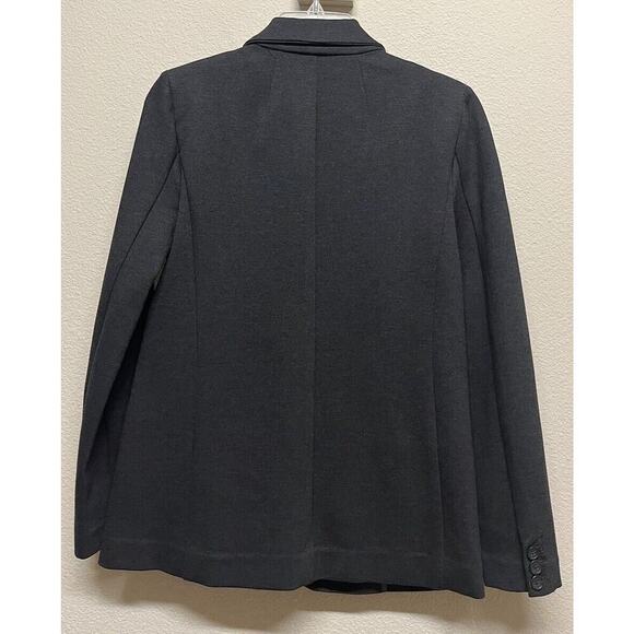 J. Crew Factory Ponte Work Blazer Woman Size 0 Dark Gray - Picture 6 of 13